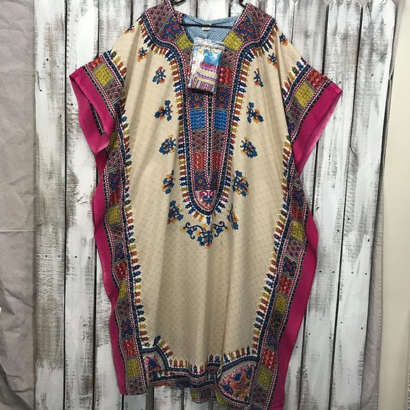 Fashion Other - Kaftan Dresses Caftan BoHo embellished NWT Aztec